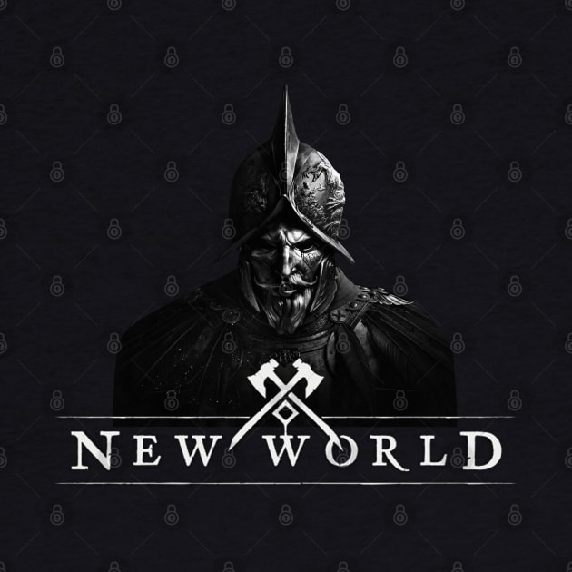 New World MMO Game T-Shirt by tortoiseman